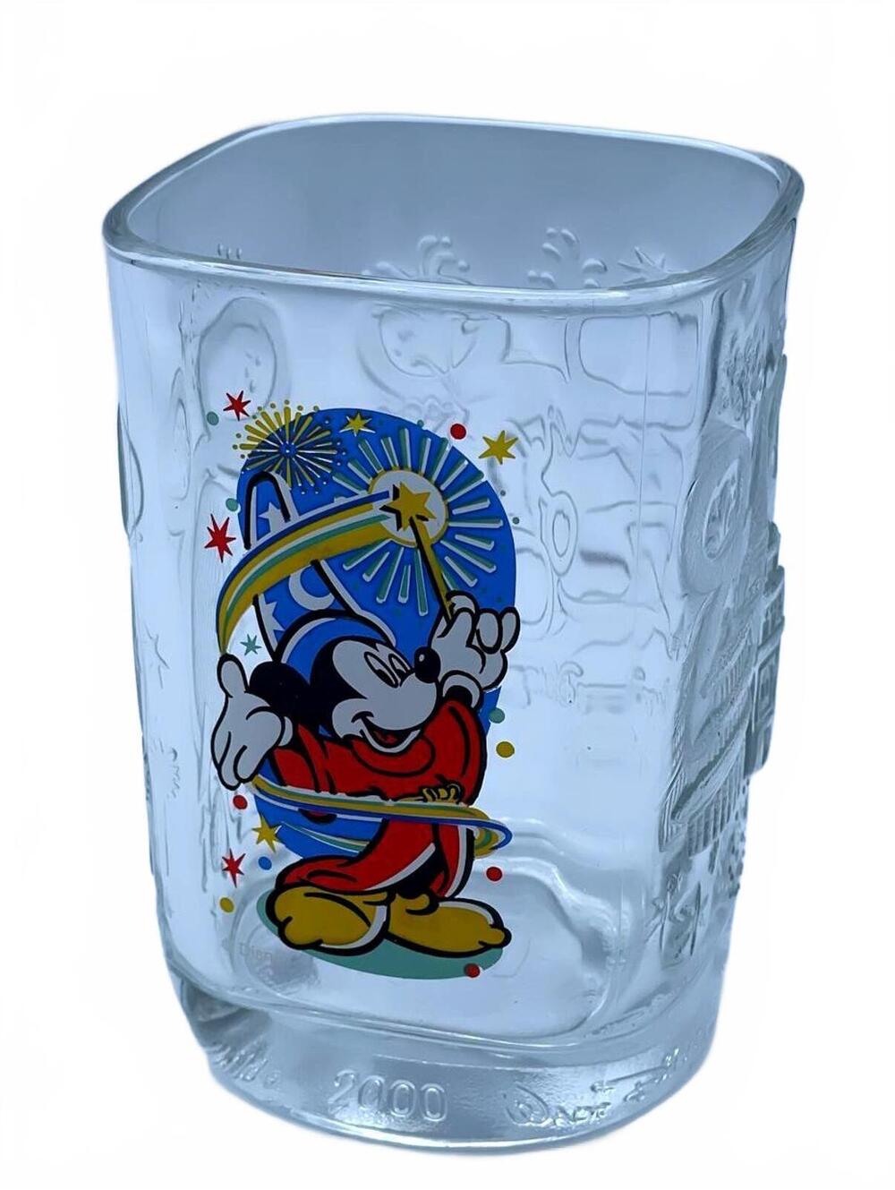 2000 Disney Mickey Mouse Glass Tumbler from McDonalds